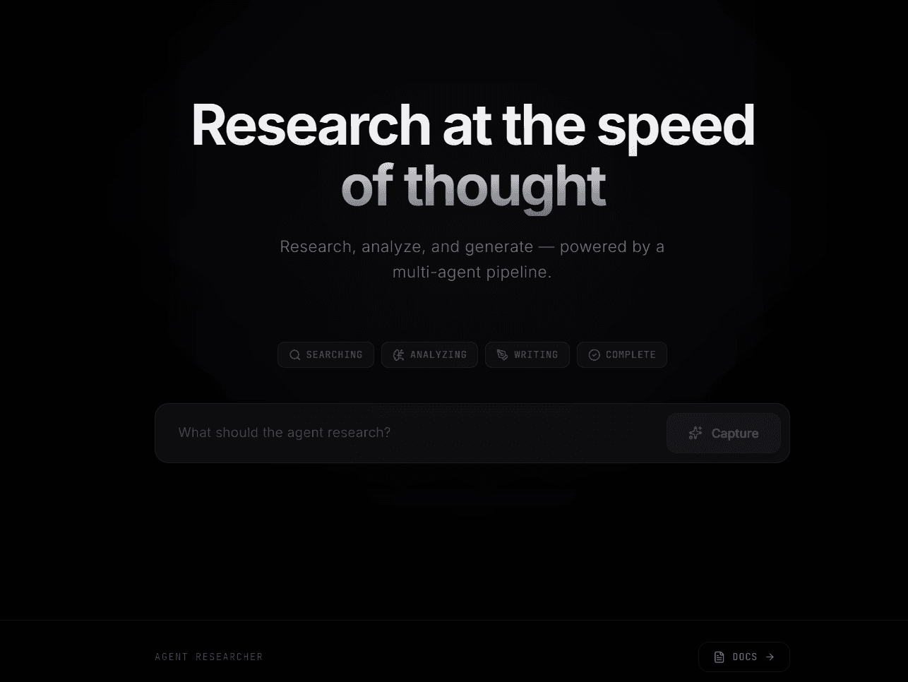 Nexus : Agentic Research Engine